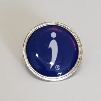 Conversation starter products include lapel pin