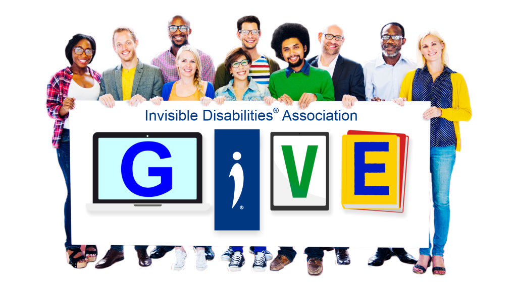 Give to IDA Banner - Invisible Disabilities Association