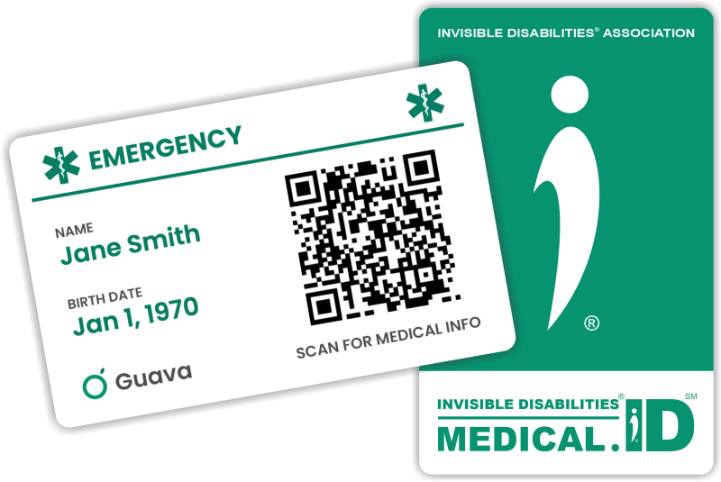 Invisible Disabilities Medical ID Web Sample - Invisible Disabilities Association Invisible Disabilities Medical ID Web Sample - Invisible Disabilities Association
