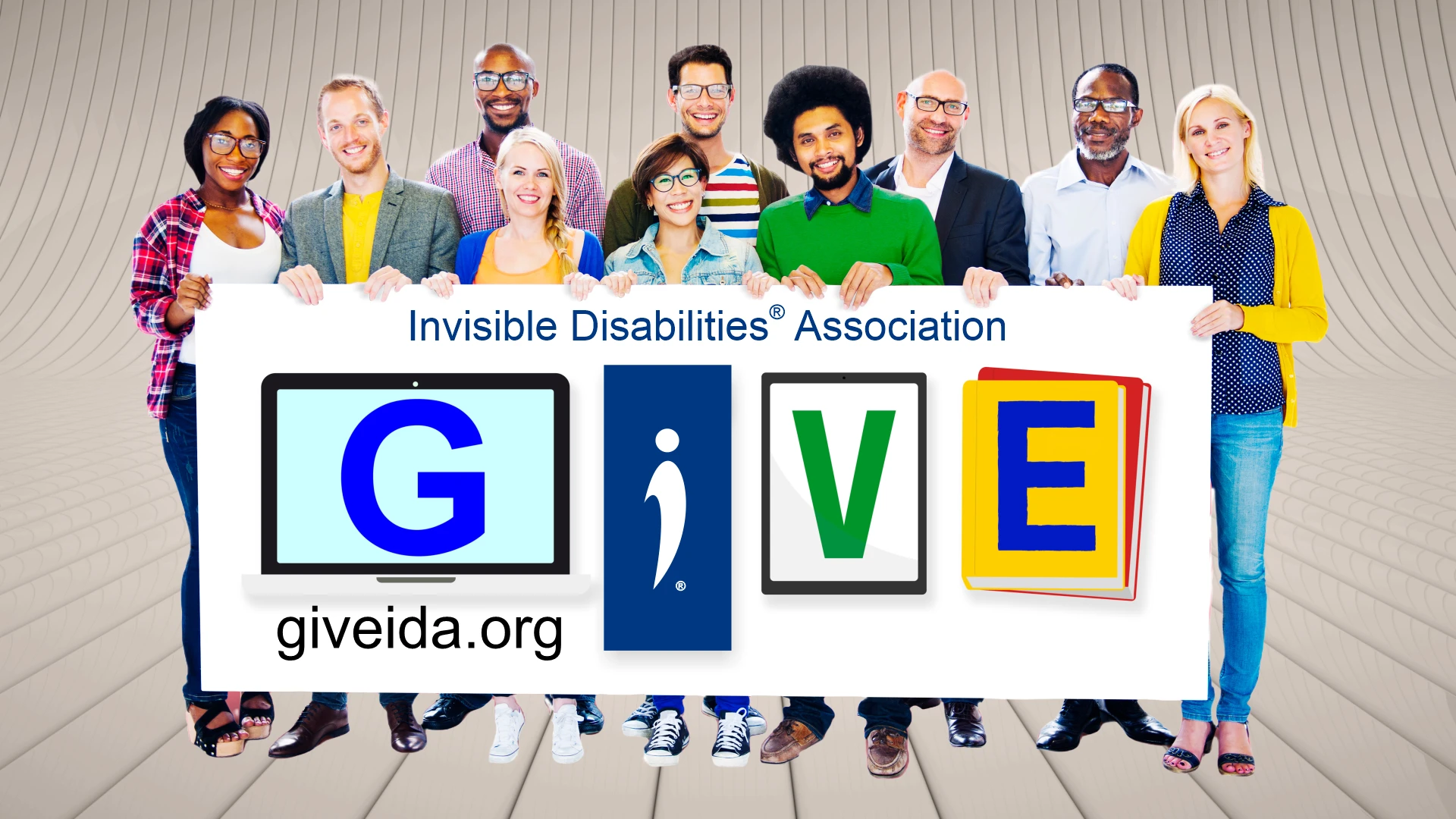 Give to IDA with your donation support - Invisible Disabilities Association Banner