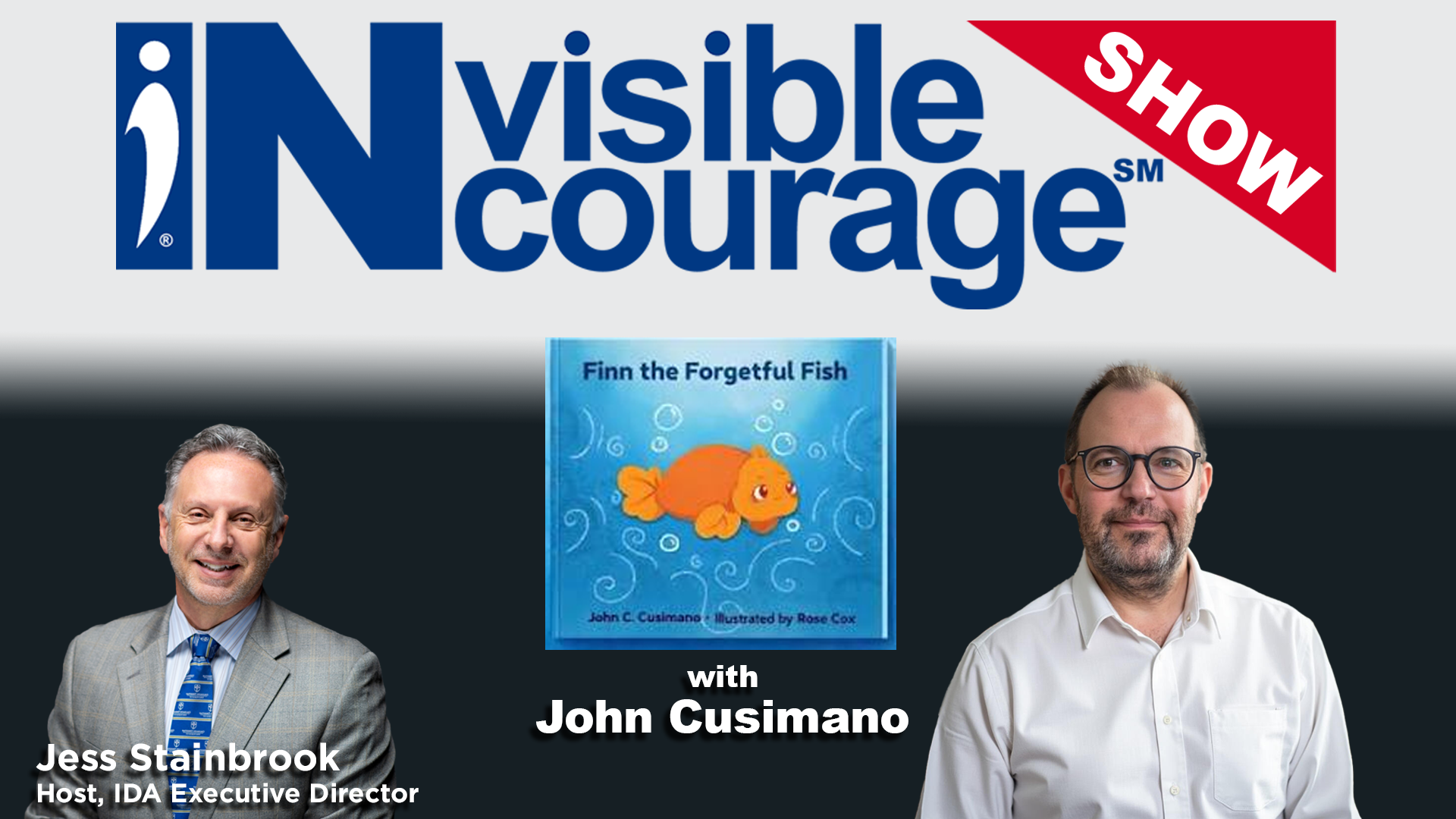 John Cusimano - Finn the Forgetful Fish - InVisible InCourage - Invisible Disabilities Association John Cusimano - Finn the Forgetful Fish - InVisible InCourage - Invisible Disabilities Association