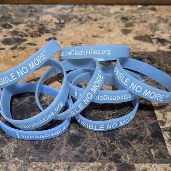 Invisible Disabilities Wristband - Be Invisible No More